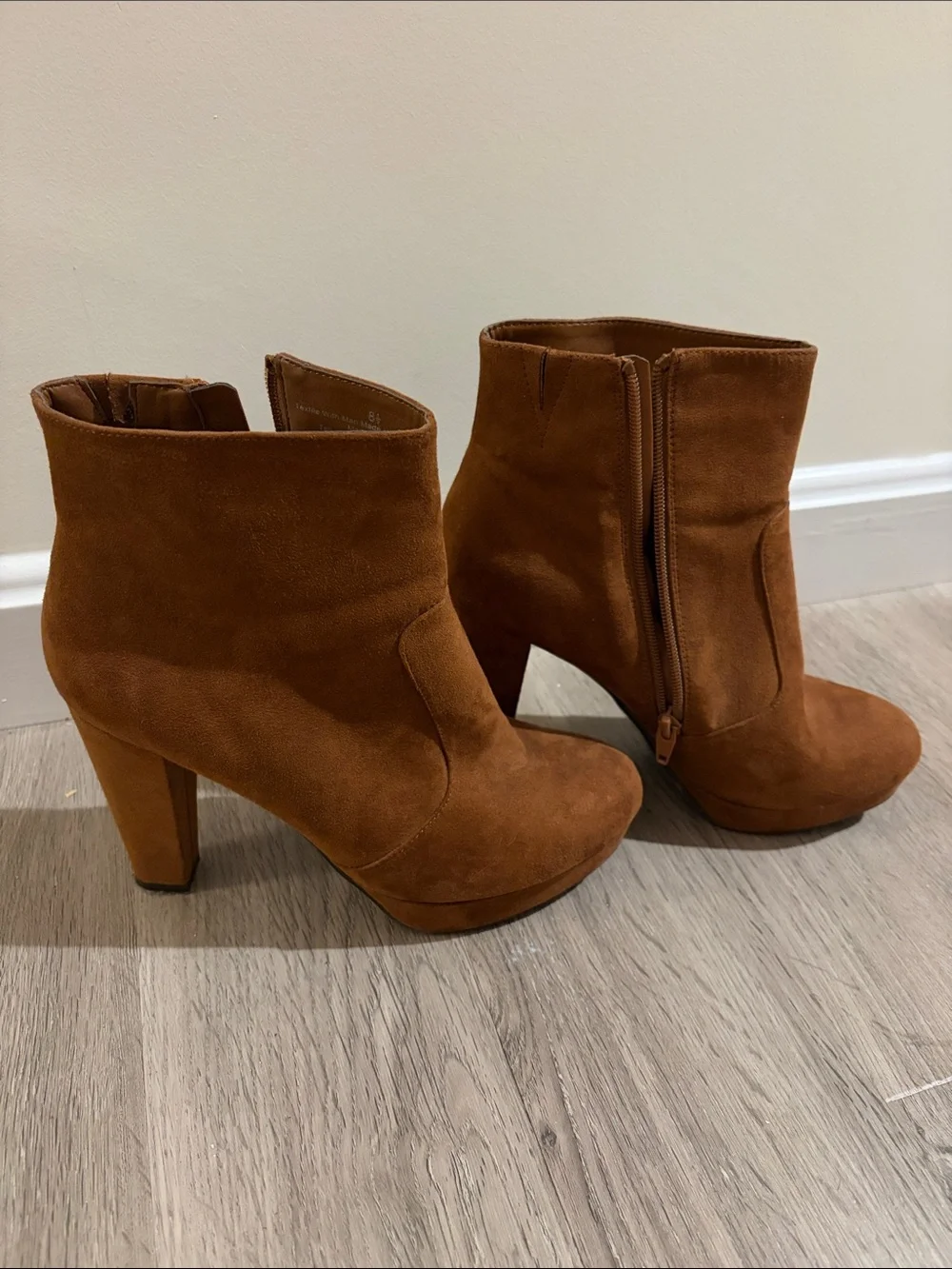 Mossimo Supply Co. Women's Suede Ankle Booties in Brown